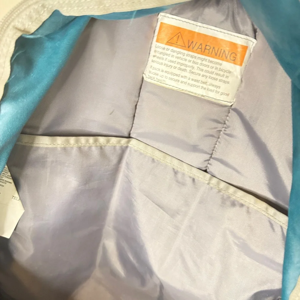 L.L. Bean Deluxe Backpack Teal - Picture 5 of 7